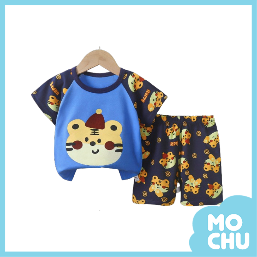 高帽小老虎短袖套裝