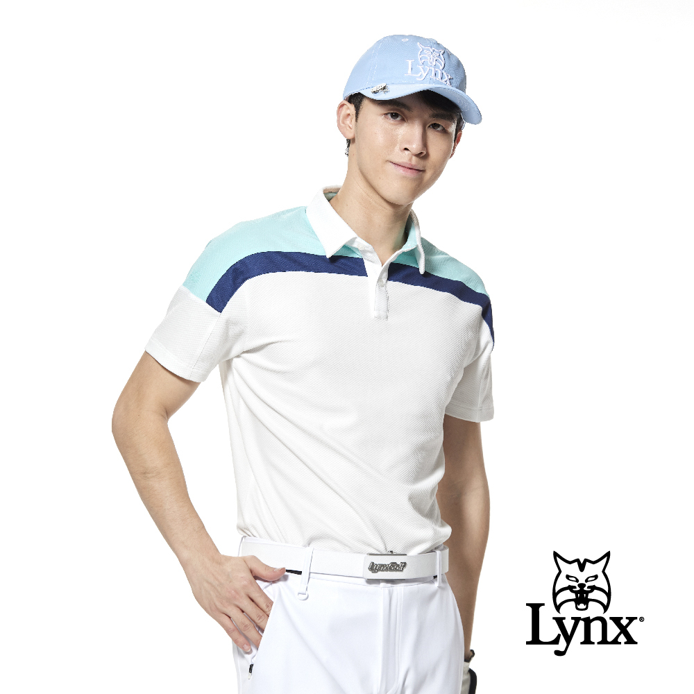 首爾高桿風格！合身版吸排剪裁透明膠印設計POLO衫/高爾夫球衫