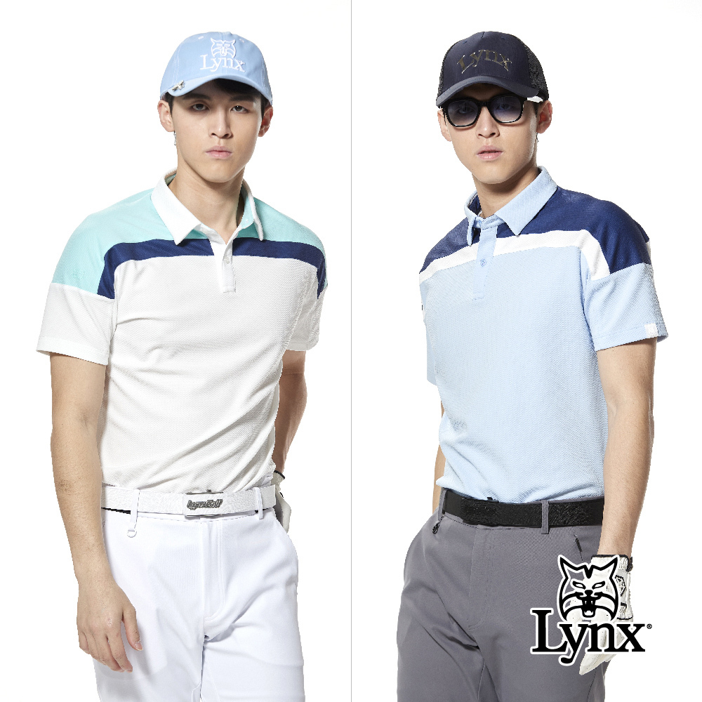 首爾高桿風格！合身版吸排剪裁透明膠印設計POLO衫/高爾夫球衫