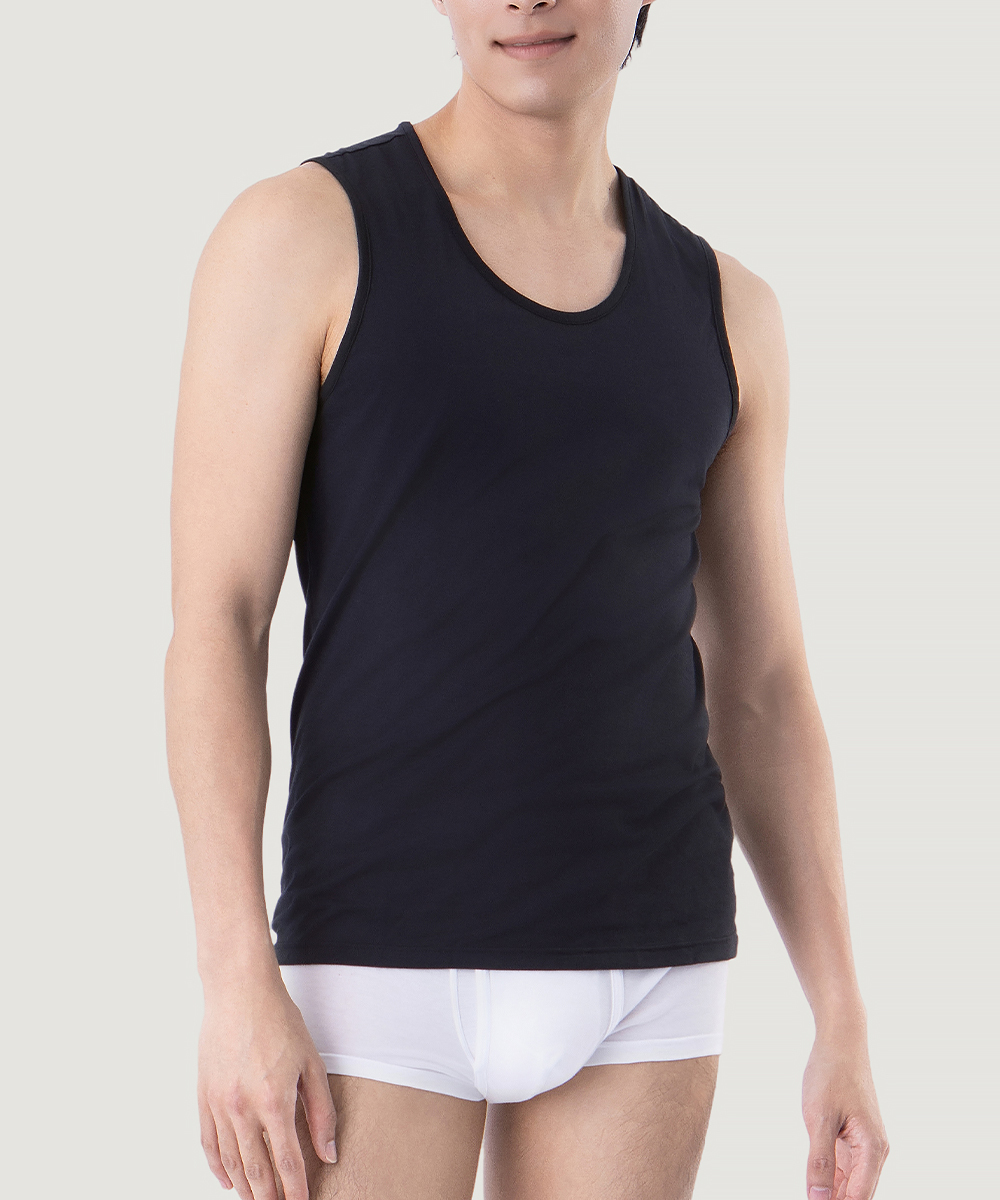 長絨棉 男寬肩背心 HE440723