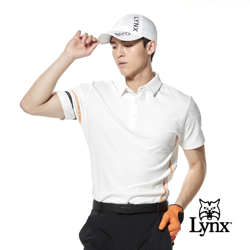 首爾高桿風格！合身版吸排抗UV配色壓條剪裁POLO衫/高爾夫球衫