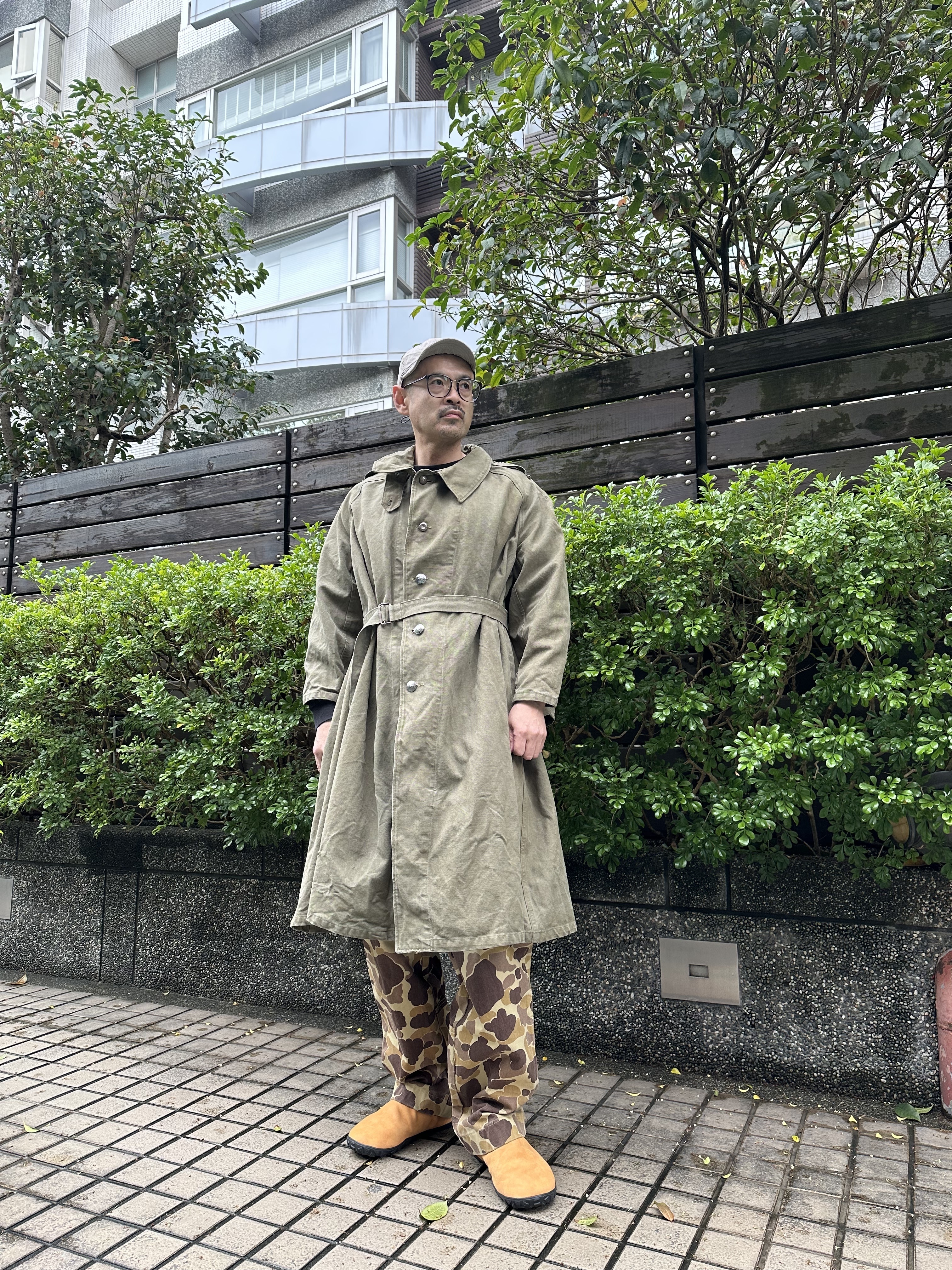 40s French Army M-35 Motorcycle Coat ※Custom