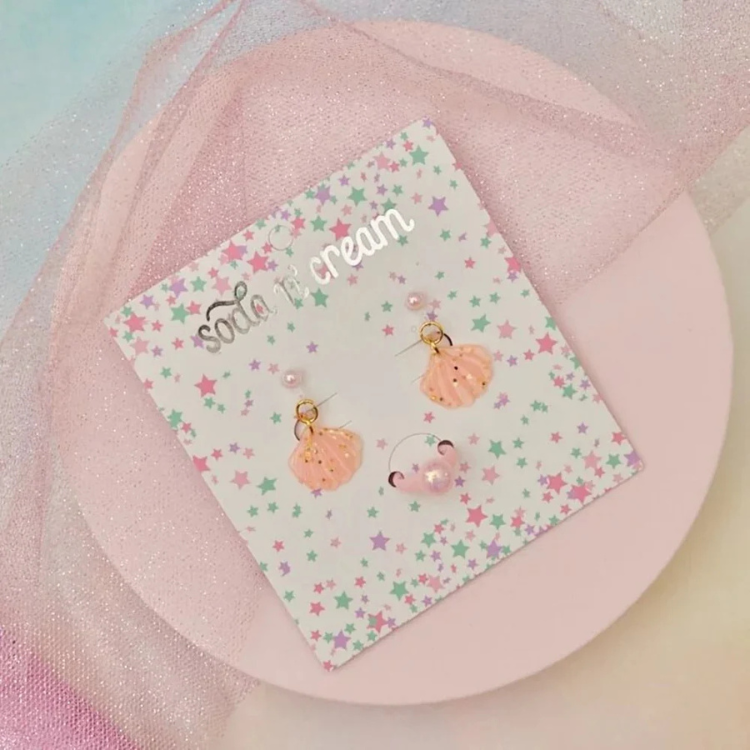 貝殼珍珠海底寶藏 粉