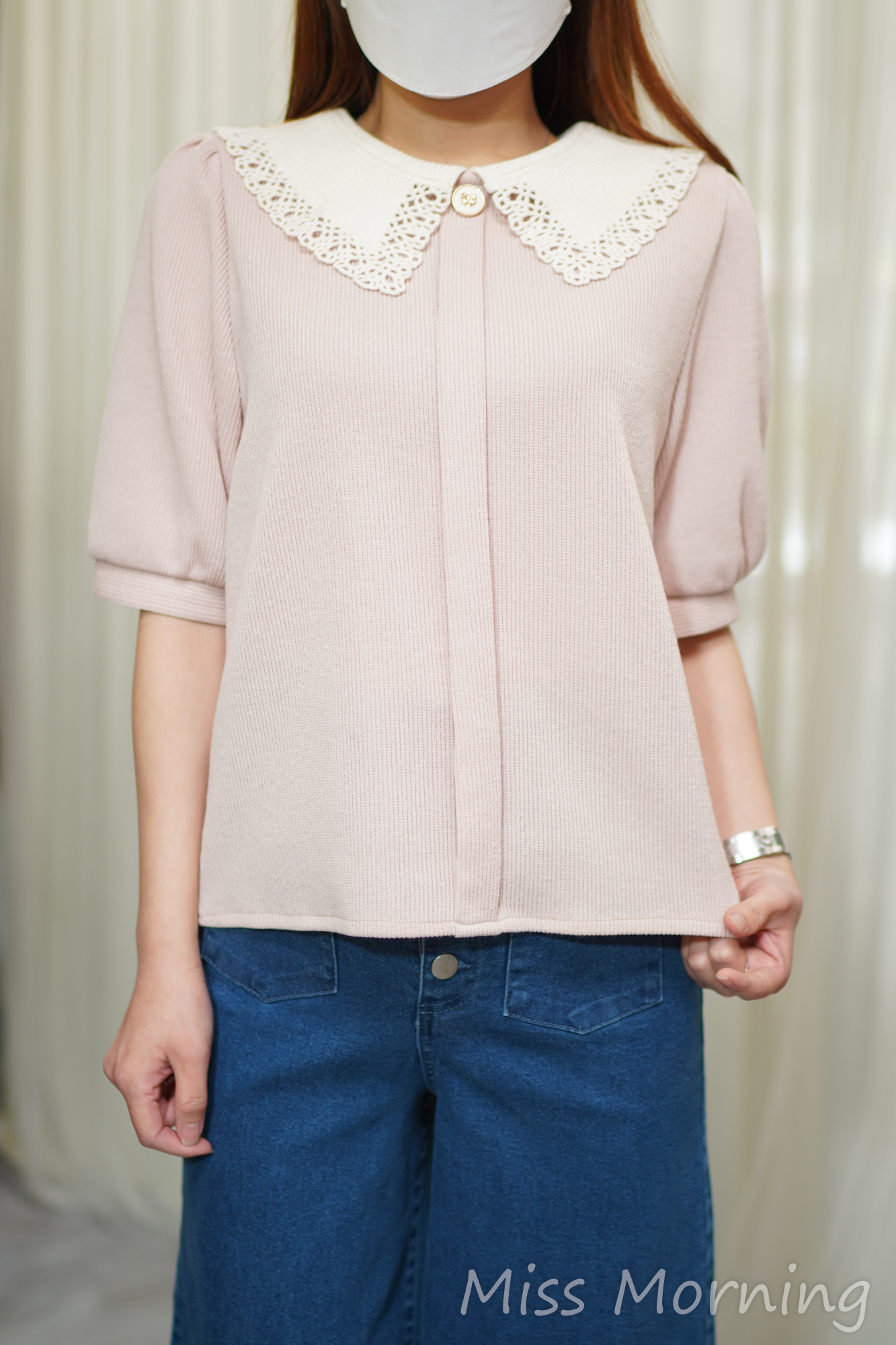 勾花領密線料上衣(14461)