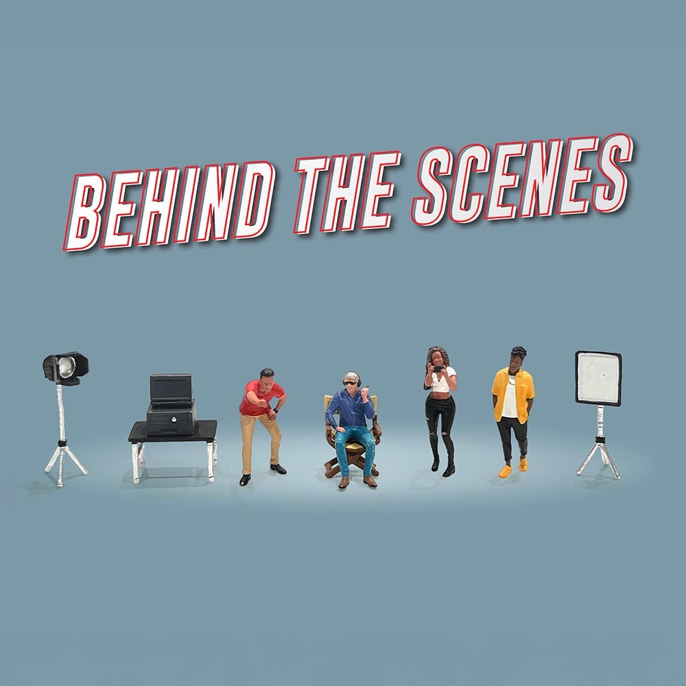 American Diorama 1/64 Figure Set: Behind the Scenes (內含4隻人仔及6件配件)