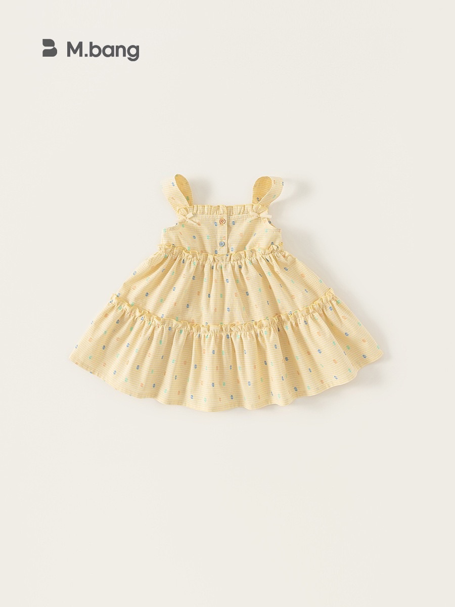 夏季彩點背心裙