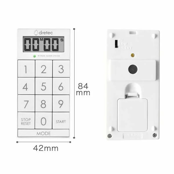 多利科 - 【T-617WT】超薄立方體計時器 | 電子鐘