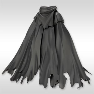 MSG武裝零件 MO005 衣裝零件 斗篷 黑色