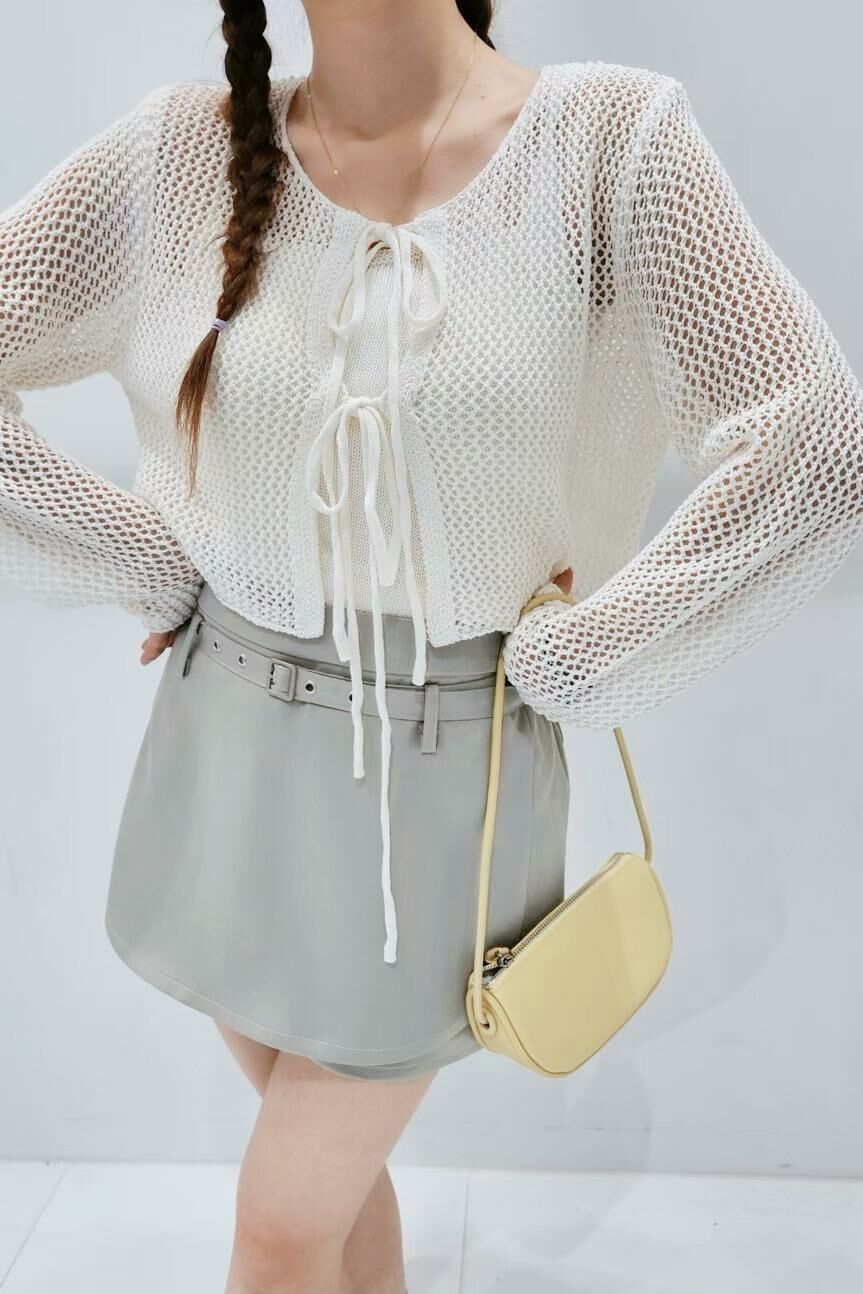 SET#14575🤎Ribbon Web Set