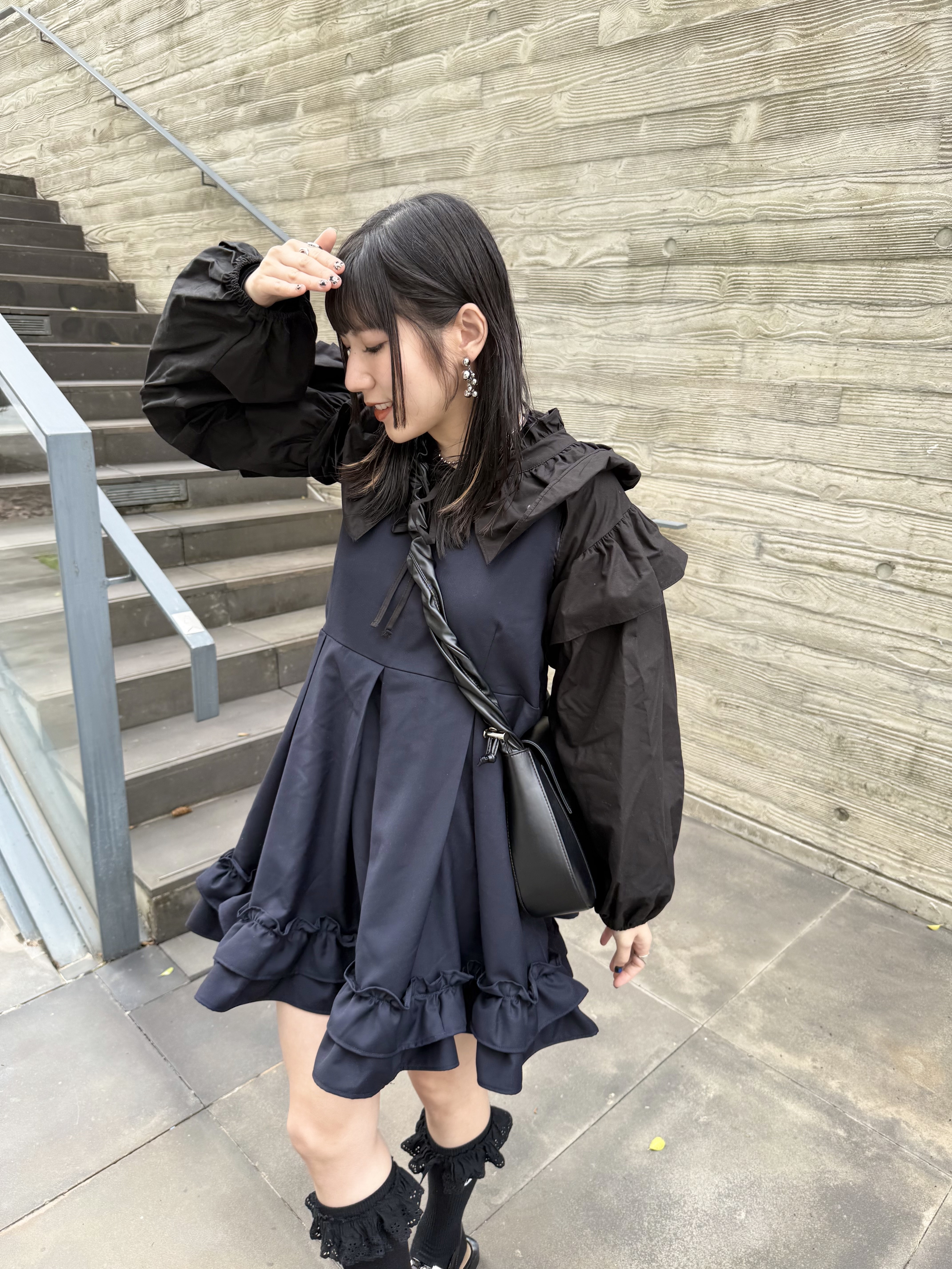 [兩色入]重磅西裝DOUBLE百摺短OPS(Navy)