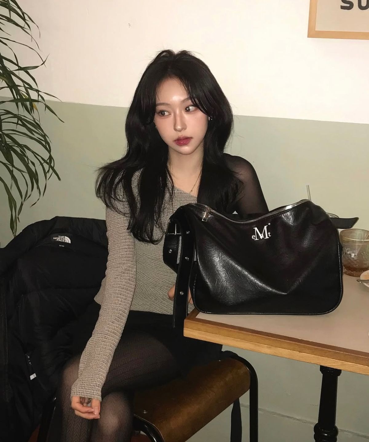 ★MUCENT★ Greek leather shoulder bag unisex 2 colors MUSINSA公式 | MUCENT Greek Leather Shoulder Bag Unisex (2