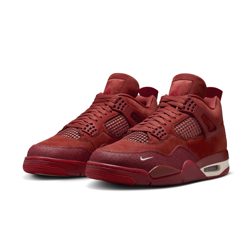 Nigel Sylvester x Air Jordan 4 "Brick by Brick" 聯名款 橙紅 男鞋 HF4340-800 [現貨商品]