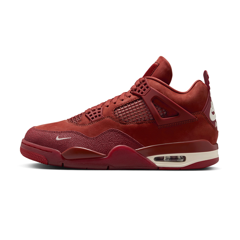 Nigel Sylvester x Air Jordan 4 "Brick by Brick" 聯名款 橙紅 男鞋 HF4340-800 [現貨商品]