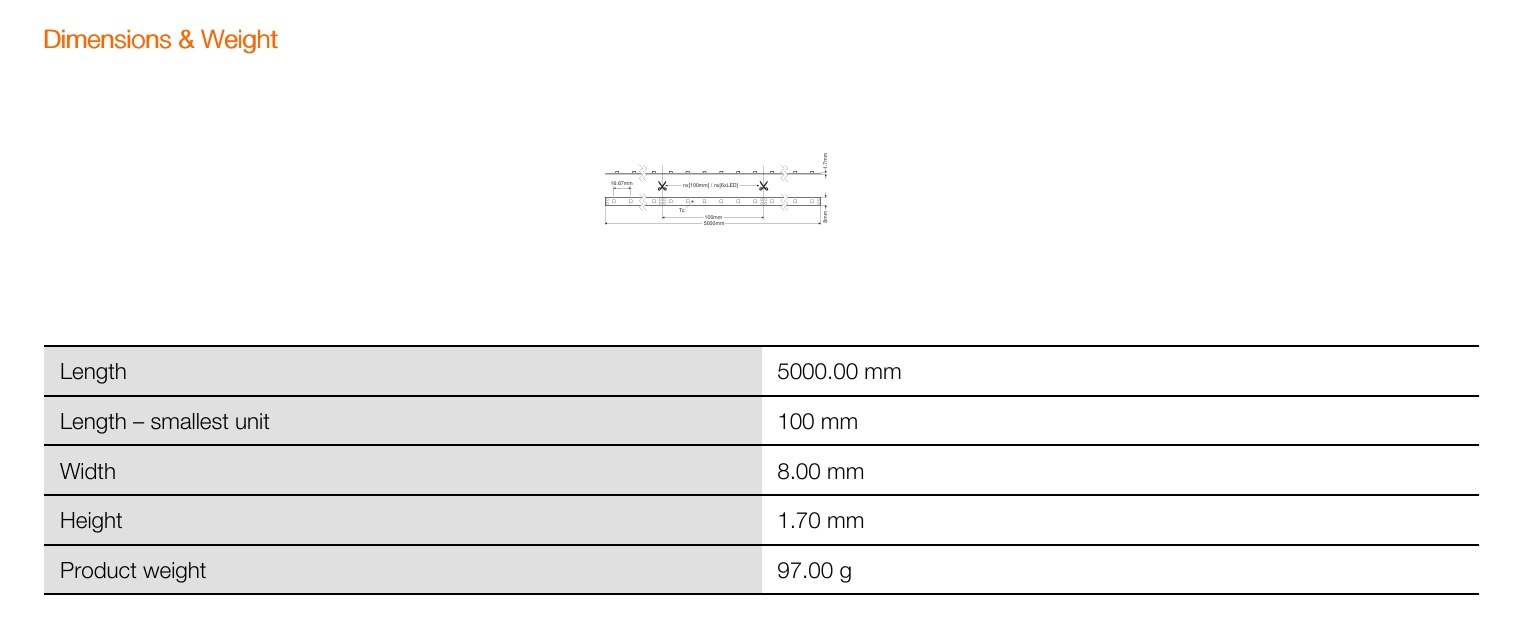 朗德萬斯 LM-SV 400 865 22W 24V VALUE ED 燈帶