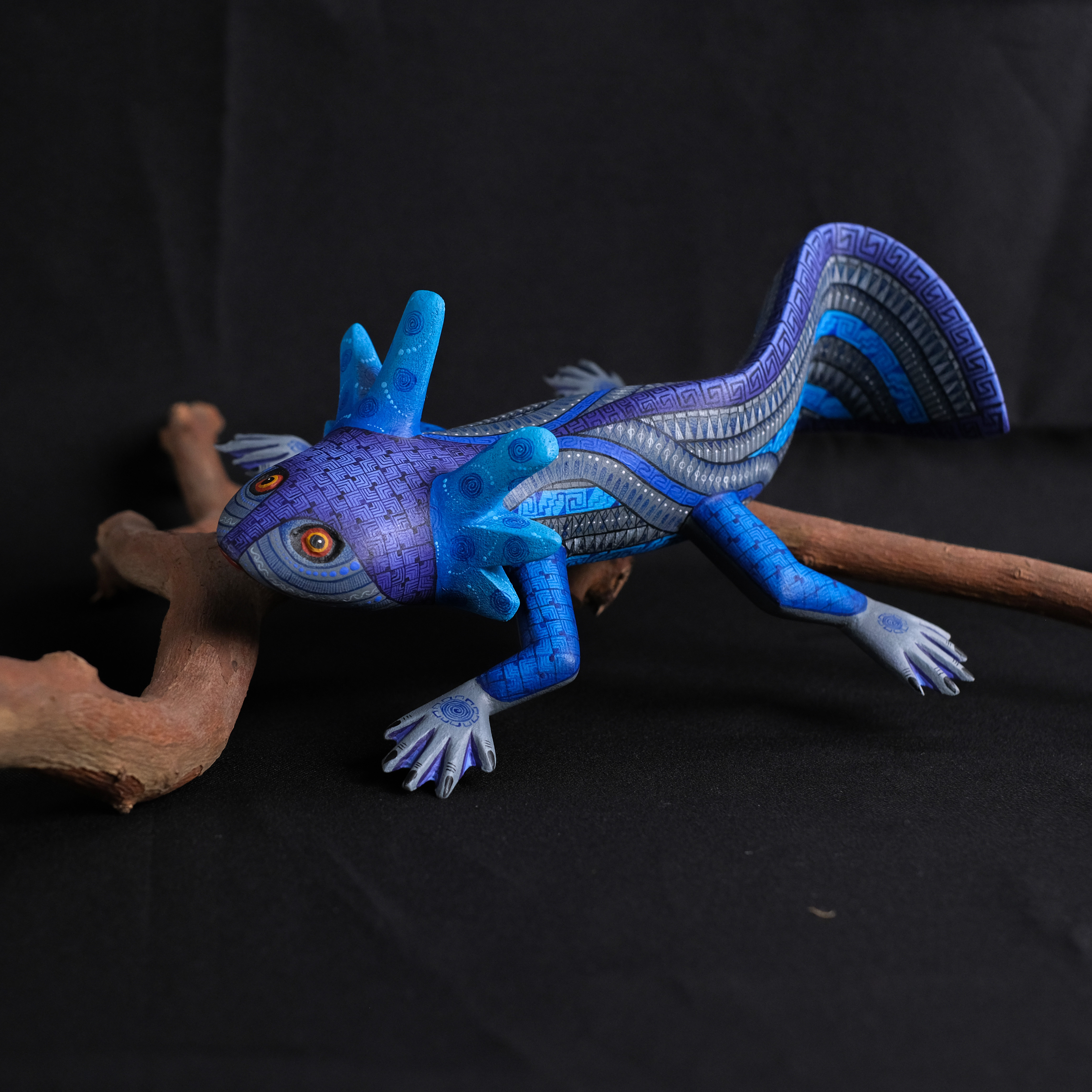 神獸手工木雕｜薩波特克圖騰款 Ajotoes 01｜墨西哥