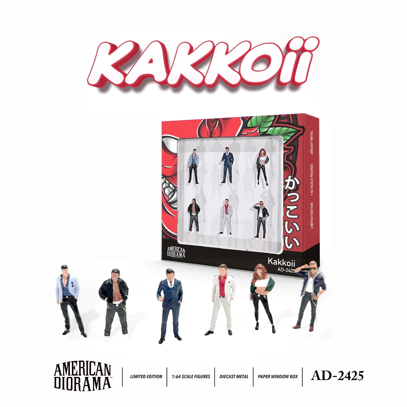 【預訂】American Diorama 1:64 Figure Set: Kakkoii