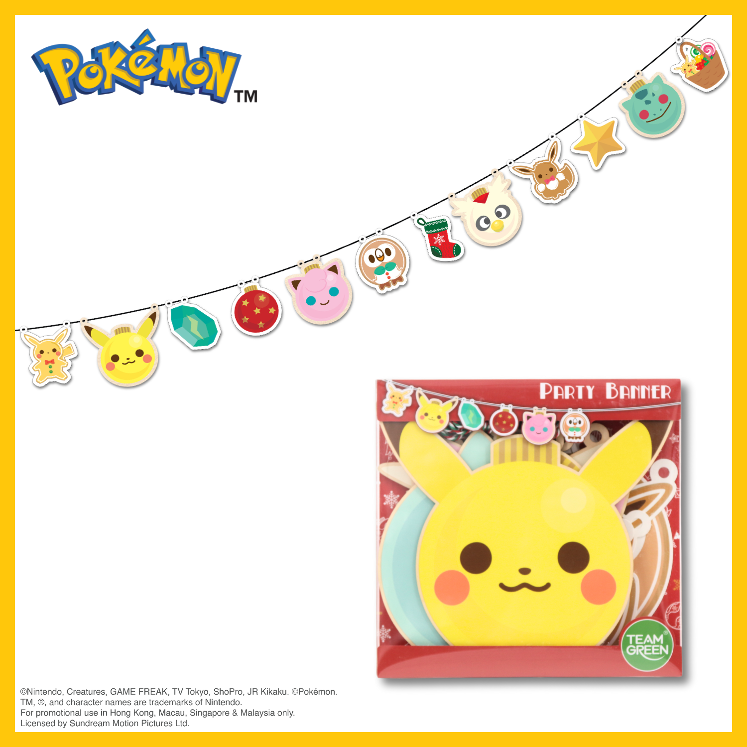 Pokémon Party Flags