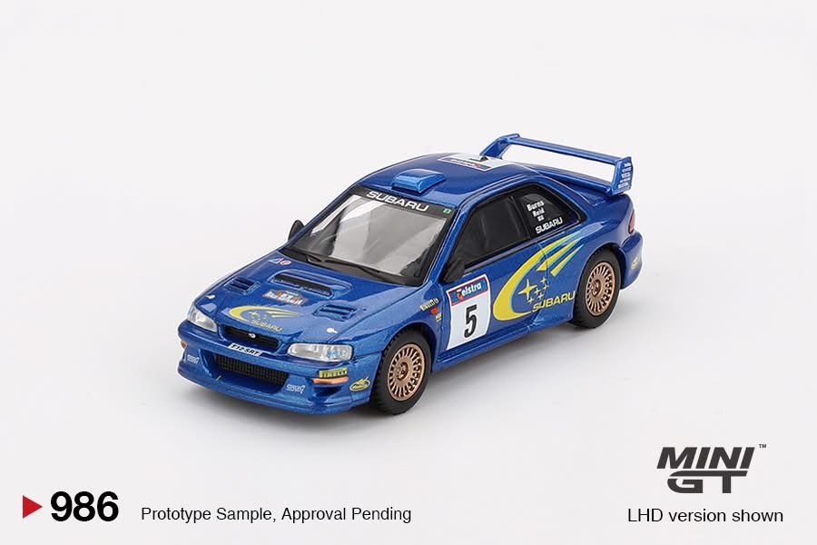 【預訂】Mini GT #986 Subaru Impreza WRC99 1999 Rally Australia Winner #5  Australia Exclusive