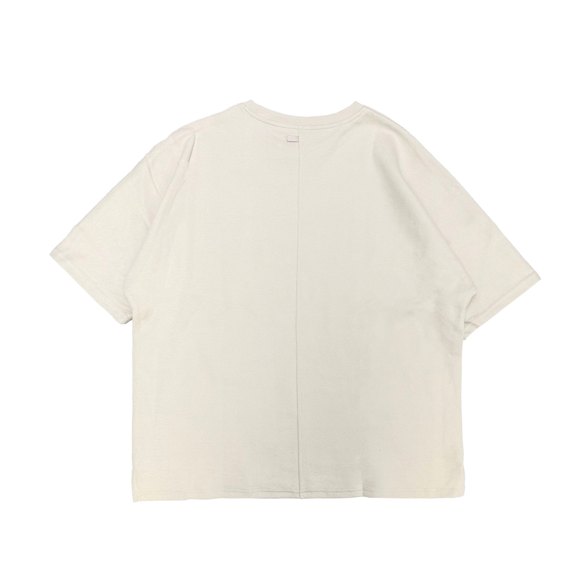 復古空氣棉寬版短T-米