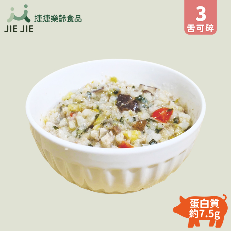 捷捷樂齡食品- A07 什錦五彩豬肉粥