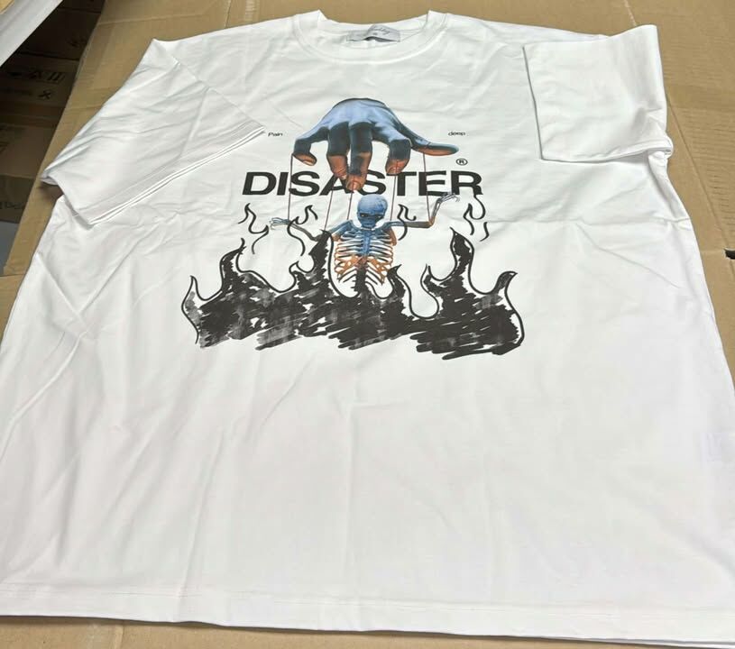 KR 韓國提線骷髏 T-SHIRT，清貨價貨品，不設退換 (K3 M598)