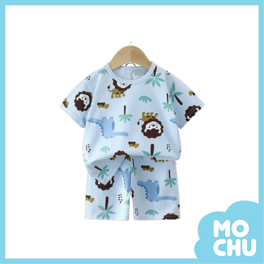 鱷魚獅子叢林短袖套裝