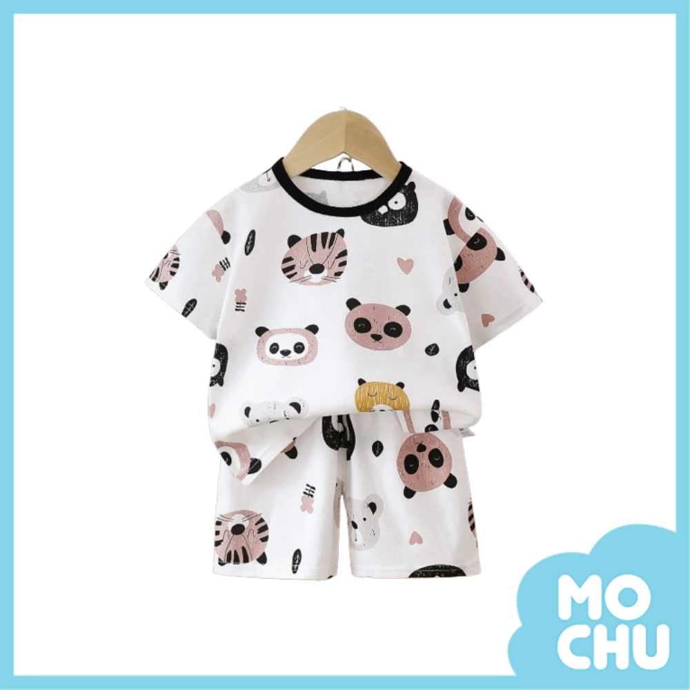 大頭動物短袖套裝