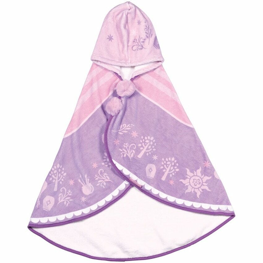 日本 Skater Disney Princess 速乾連帽浴巾 - Rapunzel