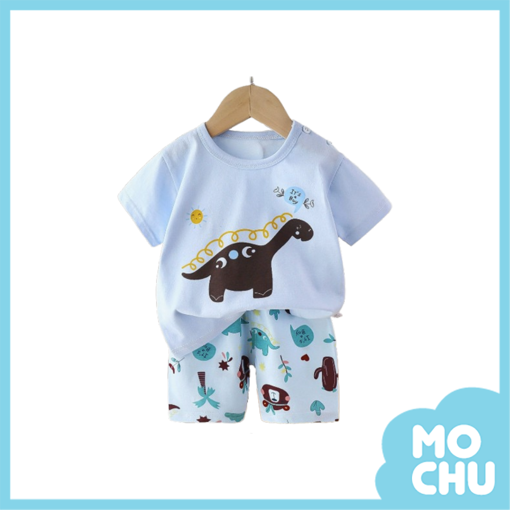 長頸龍滑梯短袖套裝