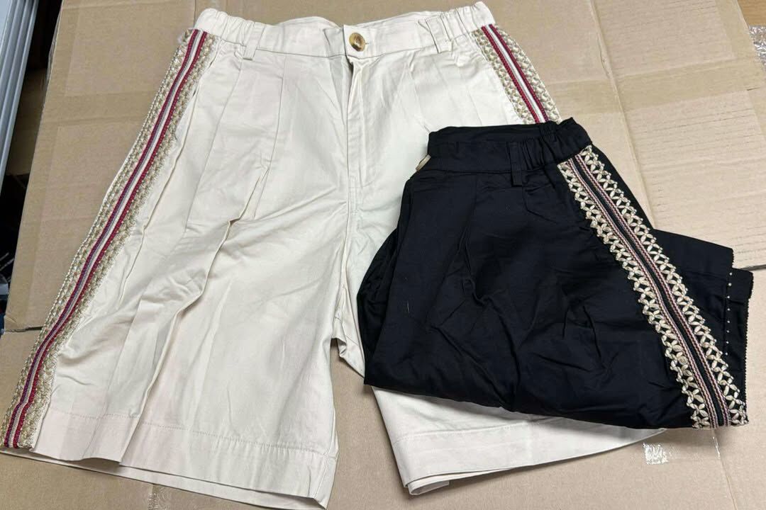 KR 韓國織邊短褲 ，清貨價貨品，不設退換（K3 M611)