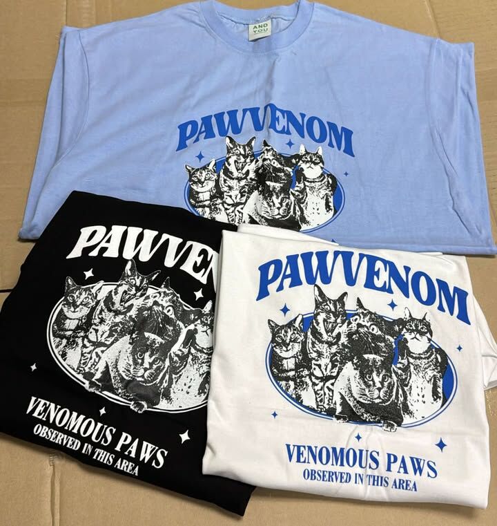 KR 韓國貓貓 T-SHIRT，清貨價貨品，不設退換(K3 M610)