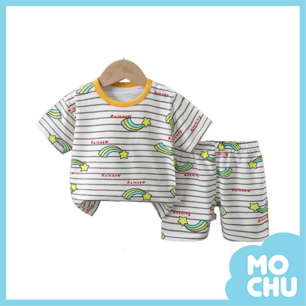 流星線條短袖套裝