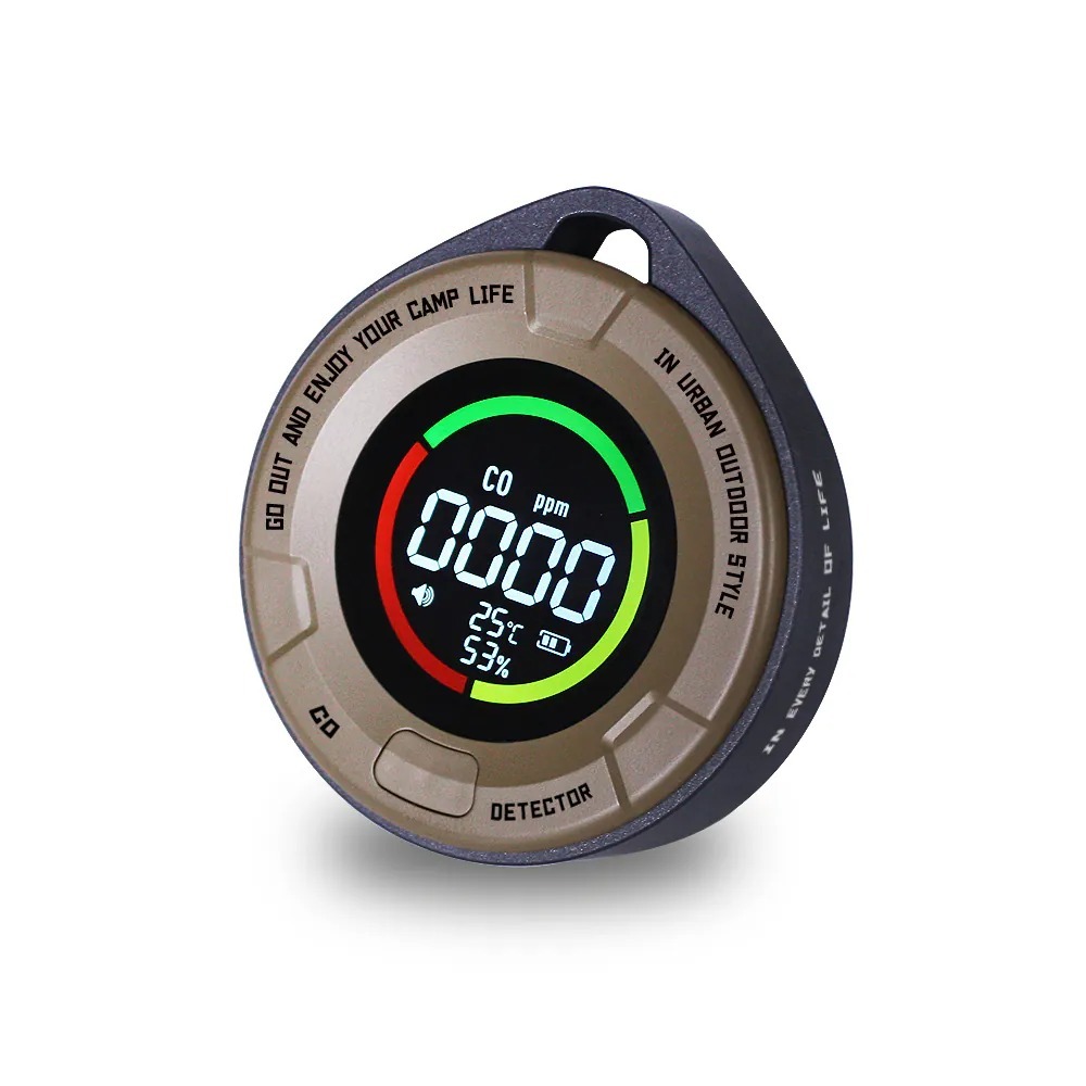 【ADAMOUTDOOR】一氧化碳偵測警報器 /ADDT-MON100- [黑、沙]