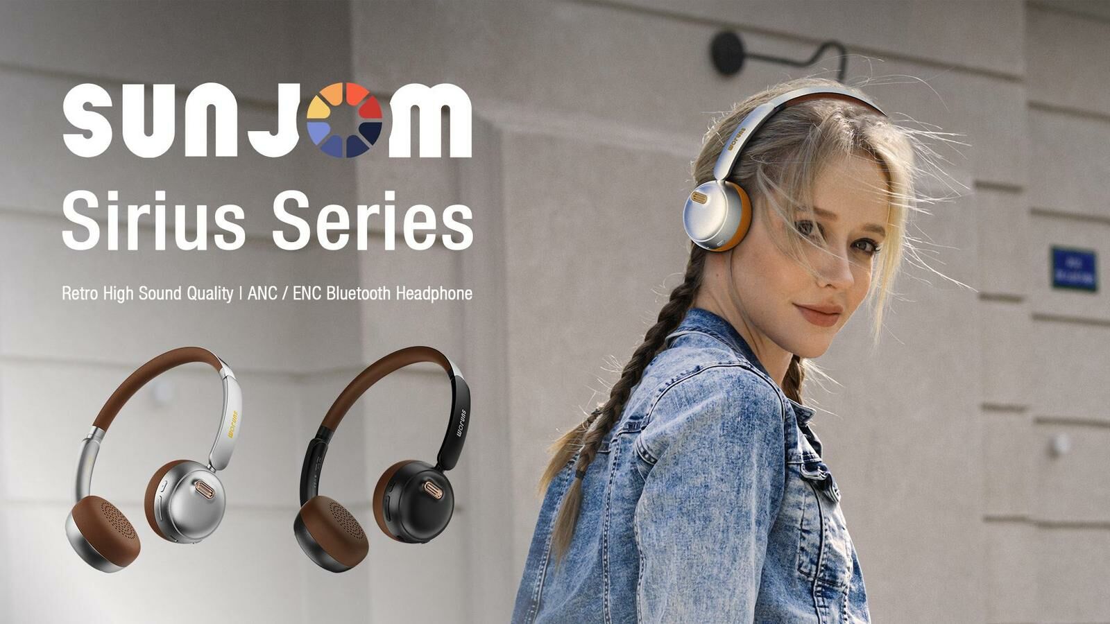 Sunjom Sirius ANC貼耳頭戴式降噪耳機