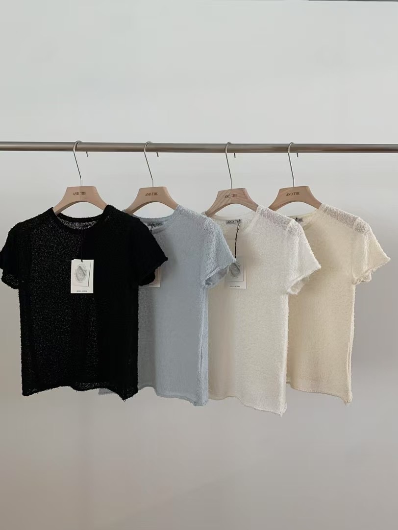 AT2503 卷邊Towel Tee