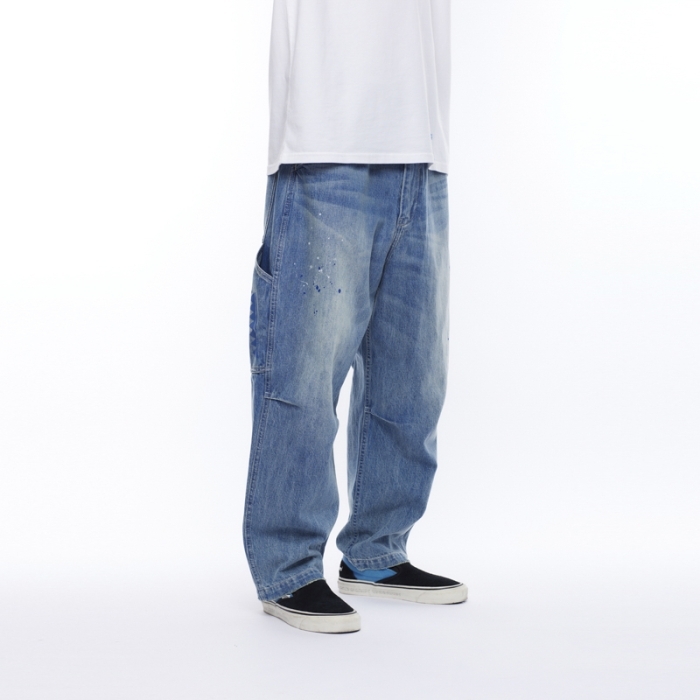 LIBERAIDERS 25S/STRIBAL DENIM SARROUEL PANTS HW
