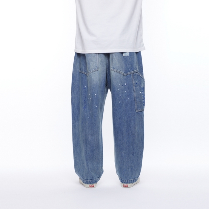 LIBERAIDERS 25S/STRIBAL DENIM SARROUEL PANTS HW
