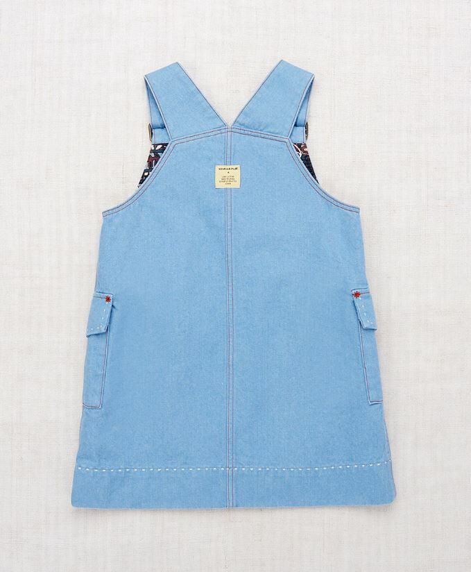 Misha & Puff 大口袋吊帶裙 Buckle Jumper Dress - Baby Blue