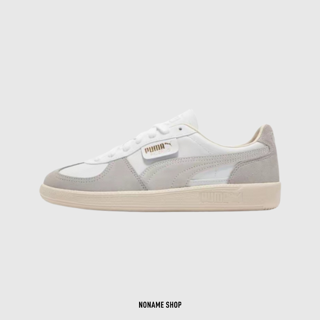 PUMA PALERMO 麂皮 金標 復古 休閒鞋 奶油灰 (男/女款)