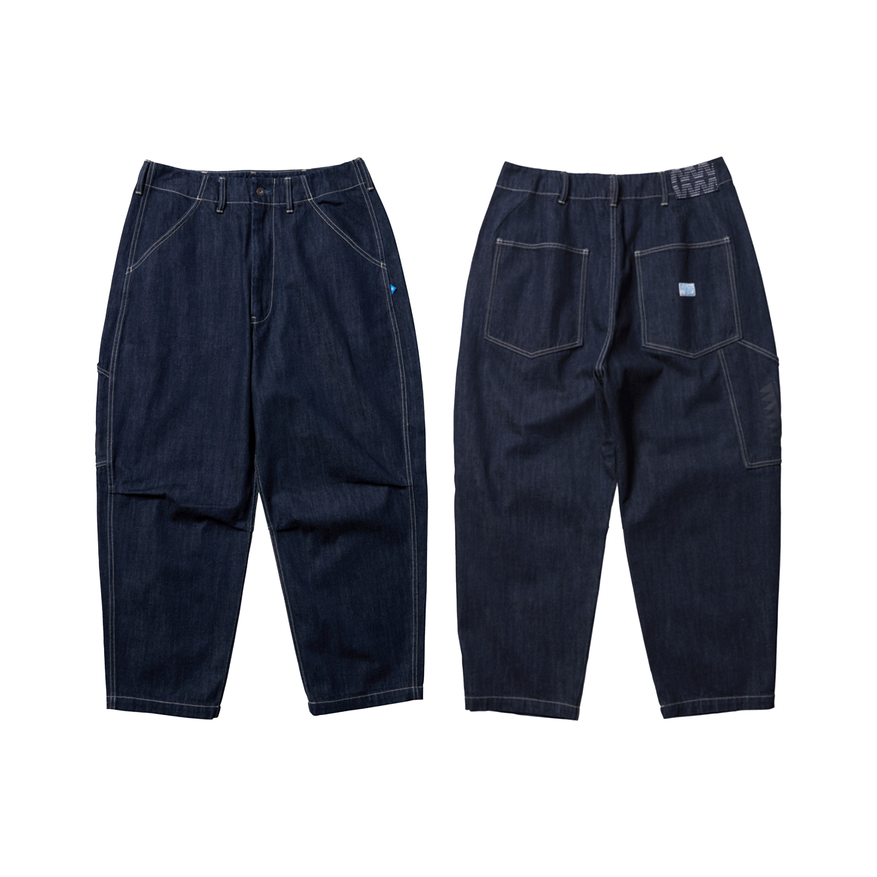 LIBERAIDERS 25S/S TRIBAL DENIM SARROUEL PANTS OW