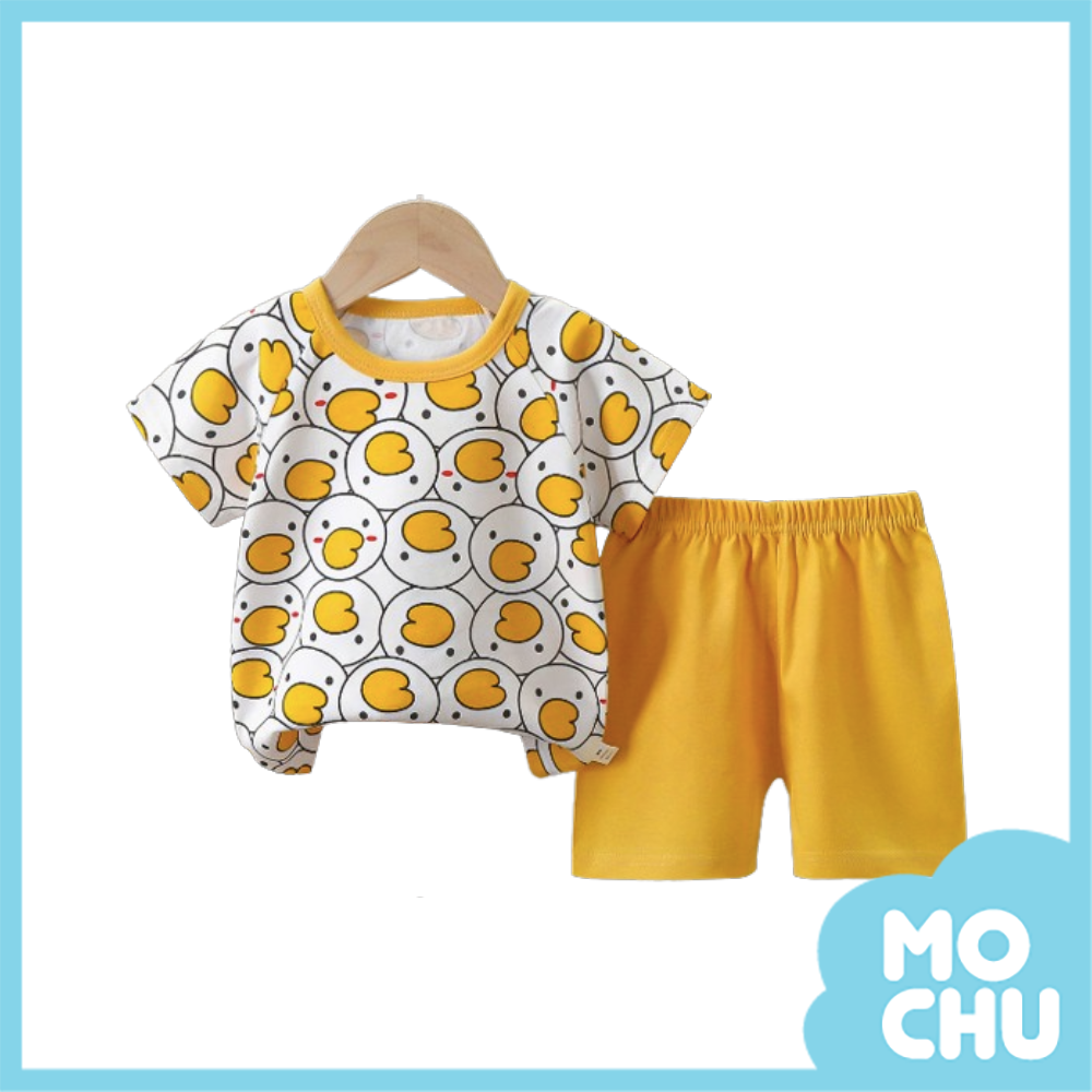 滿滿小鴨頭短袖套裝
