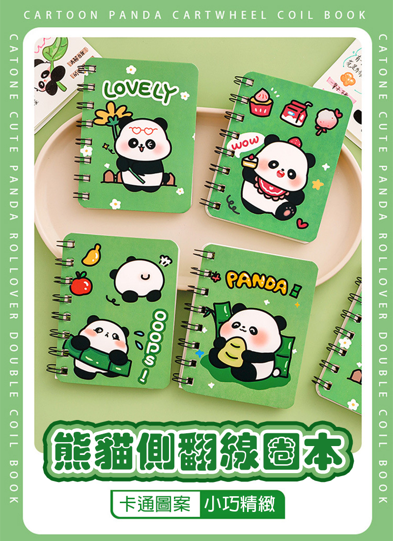 現貨區 熊貓側翻線圈本 A2921