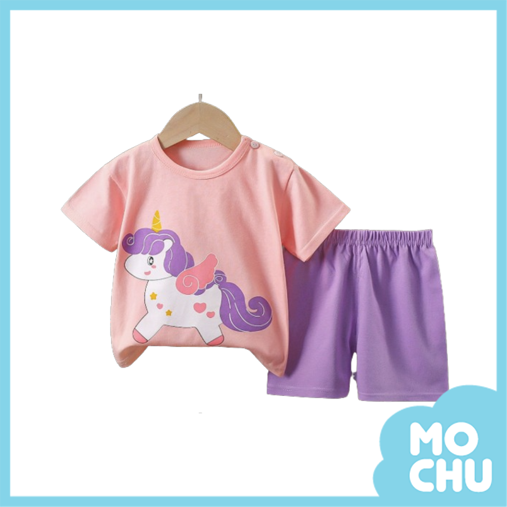 飛天獨角獸短袖套裝