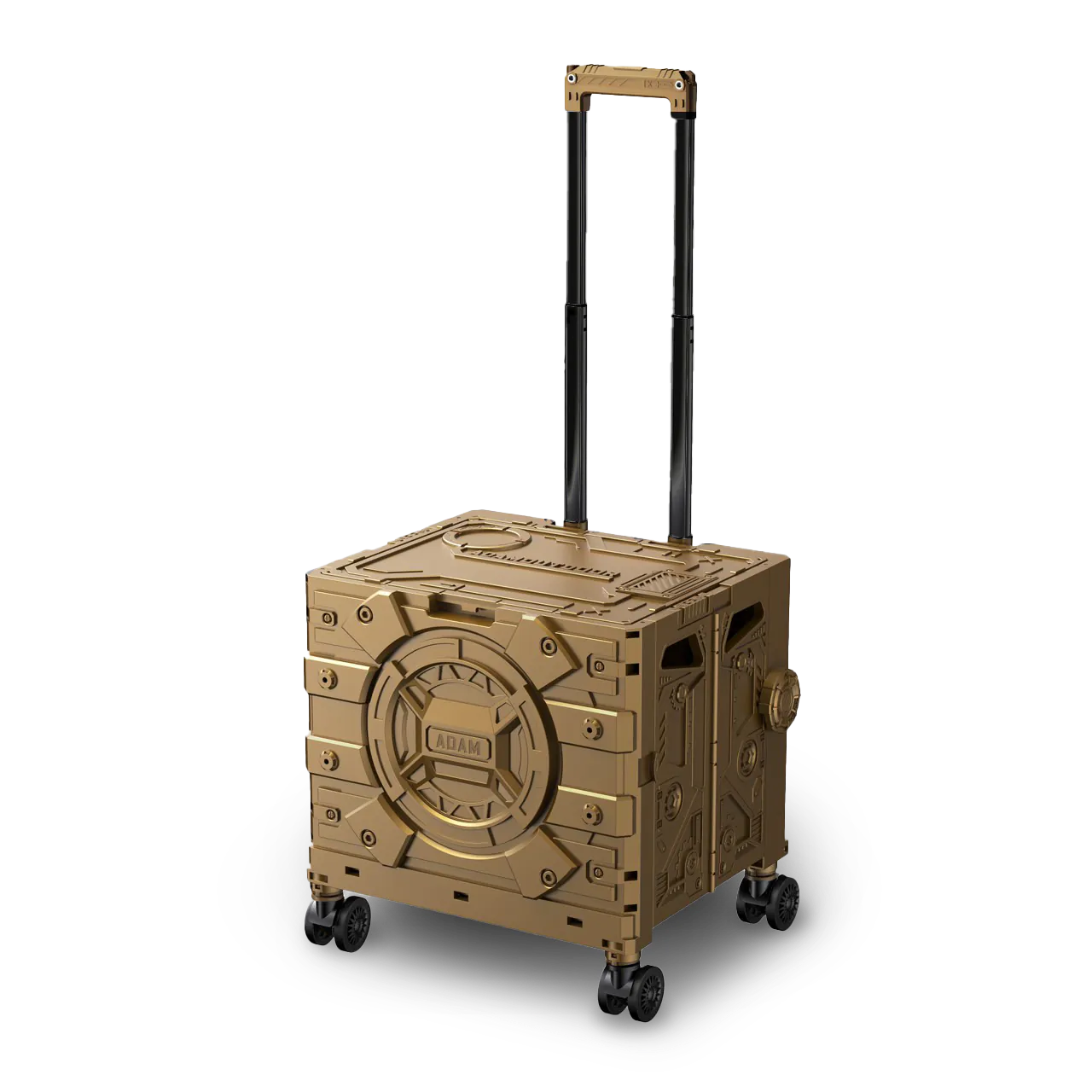 【ADAMOUTDOOR】旅行摺疊購物車/ADCT-MFC50-[黑、沙、綠]