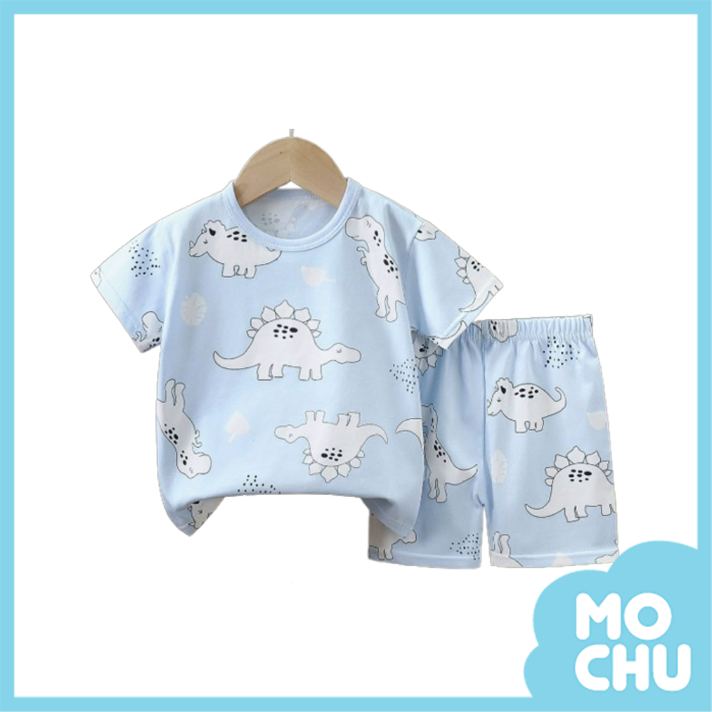 瞇眼劍龍短袖套裝