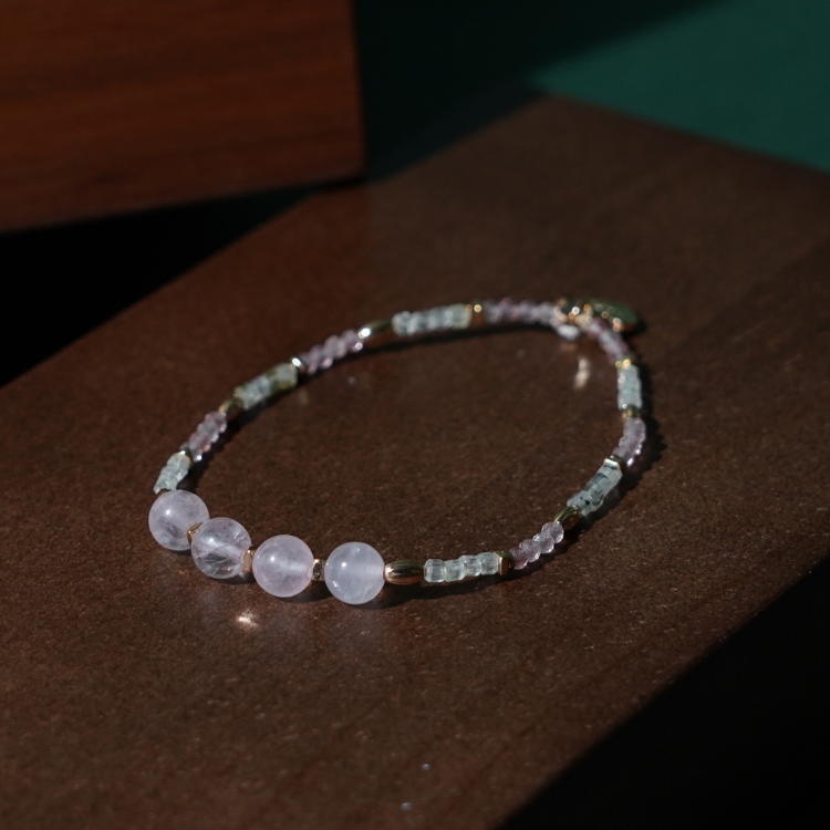 生命靈數4號 建設者｜水晶天然石 手鏈 獨家手工設計款
