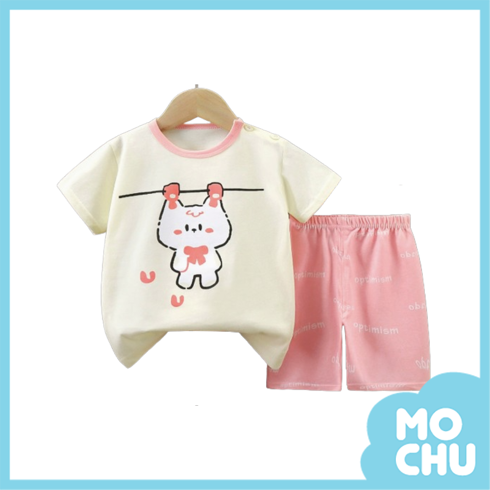 曬小貓咪短袖套裝