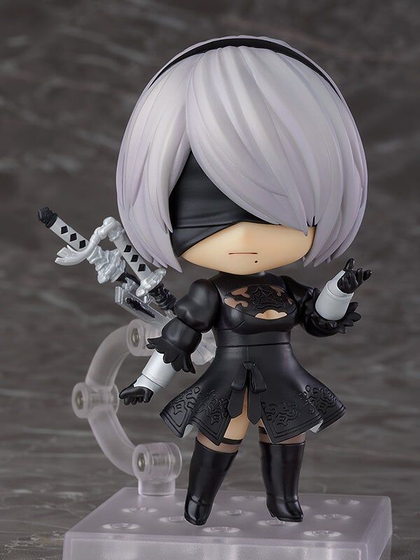 【第二次再販】 黏土人  NieR:Automata 2B（寄葉二號B型） Nendoroid NieR:Automata 2B (YoRHa No.2 Type B) NEN1475 