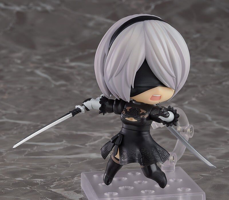 【第二次再販】 黏土人  NieR:Automata 2B（寄葉二號B型） Nendoroid NieR:Automata 2B (YoRHa No.2 Type B) NEN1475 