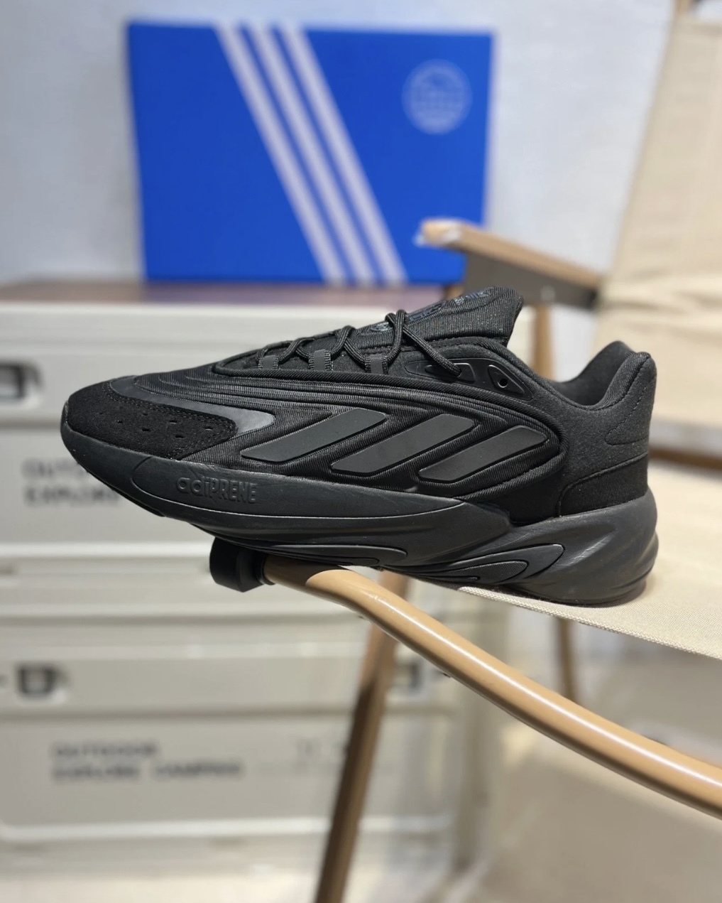 【現貨】Adidas Ozelia 小Yeezy 700 反光 拼接 麂皮 增高 老爹鞋 黑